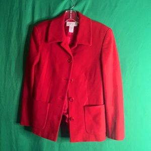 Petite Sophisticate Size 6 True Red